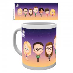 The Big Bang Theory characters mug