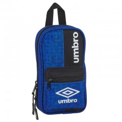 Umbro Black & Blue 4 filled pencil case ryggsäck