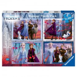 Disney Frozen 2 puzzle 4x100pcs