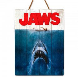 Jaws 1975 Woodart 3D Print wooden sign