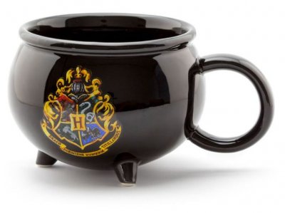 Keramik mugg Harry Potter Kittel 3D alla husens emblem