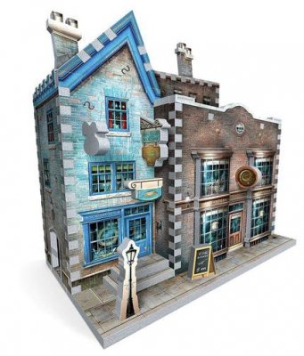 Harry Potter Ollivanders wand shop & Scribbulus 3D puzzle