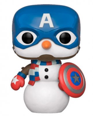 Marvel POP figur Kapten America som snögubbe