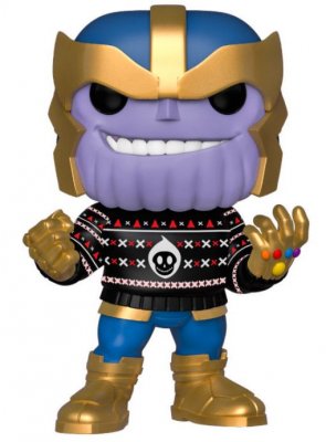 Marvel POP figur Thanos med jultröja