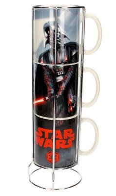 Porslinsmugg Star Wars Darth Vader staplingsbara 3-pack