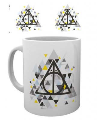 Keramik mugg Harry Potter Deathly Pixels