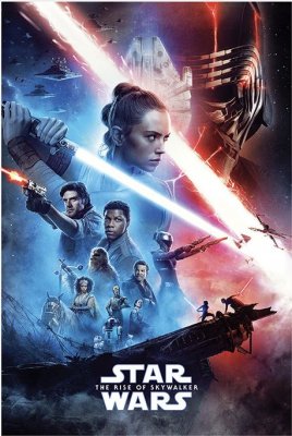 Poster Star Wars: The Rise of Skywalker - Saga affisch