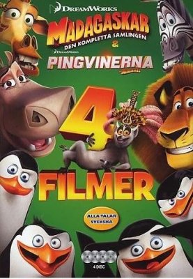 Madagaskar - Den Kompletta Samlingen + Pingvinerna DVD