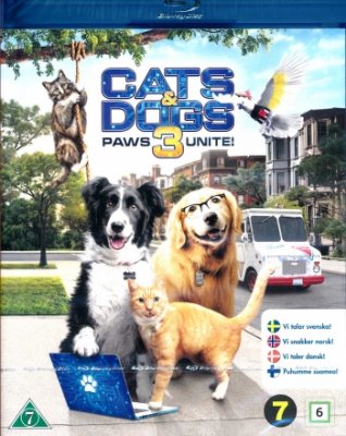 cats and dogs 3 paws unite bluray