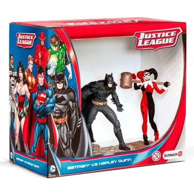 DC Comics Justice League Batman vs Harley Quinn figures