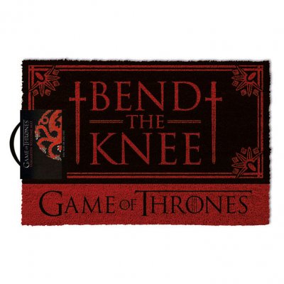 Game of Thrones Targaryen Bend and Knee doormats