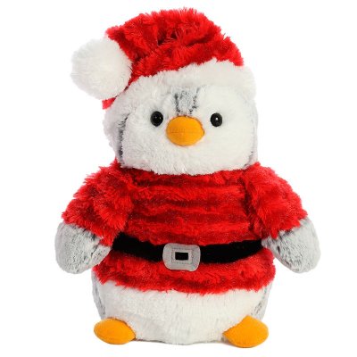Penguin santa solft plush toy 23cm