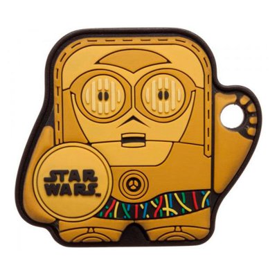 Star Wars C-3PO foundmi keychain