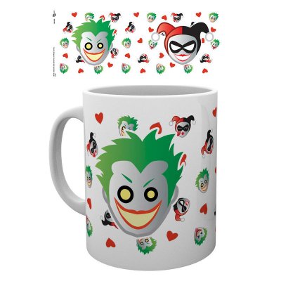 DC comics Emoji Harley and Joker mug