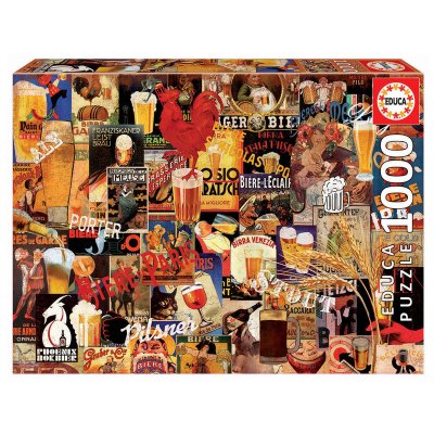 Collage of Vintage Beer puzzle 1000pcs