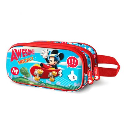 Disney Mickey Skater 3D double pencil case