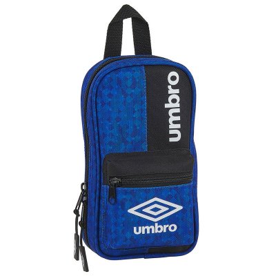 Umbro Black & Blue 4 pencil case rucksack without stationery
