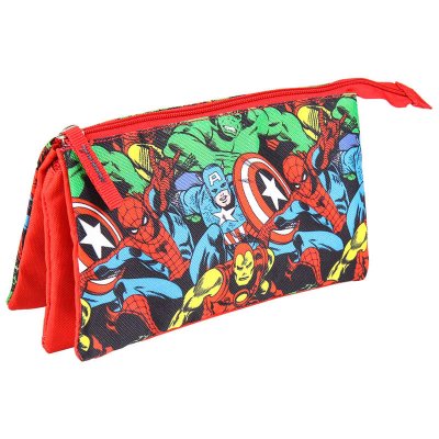 Marvel Avengers triple pencil case