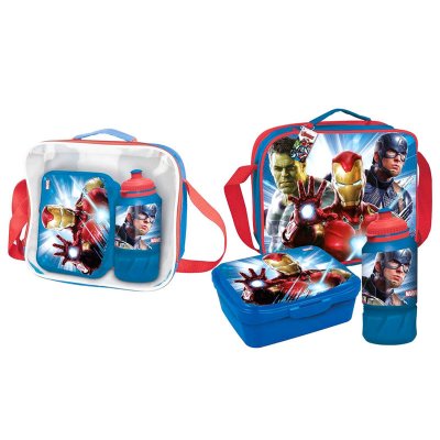 Marvel Avengers lunch bag with accessories