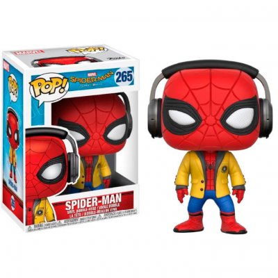 Funko POP figur Marvel Spiderman Homecoming Spiderman With Headphones