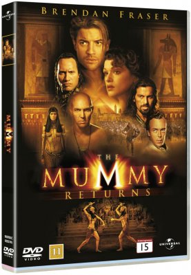 mumien återkomsten mummy returns dvd